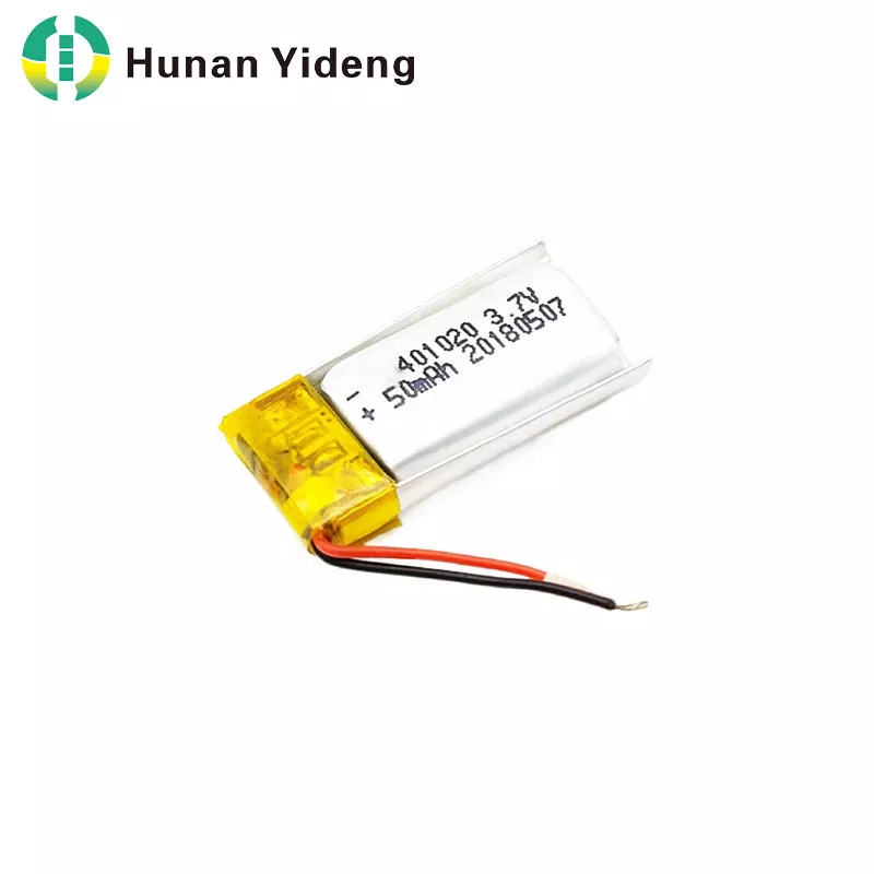 401020 3.7v 500mAh लिथियम पोलिमर ब्याटर