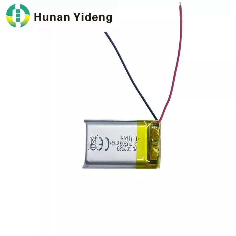 602030 3.7V 300mAh ली पोलिमर ब्याट्री स्मार्ट स्पिकरको लागि