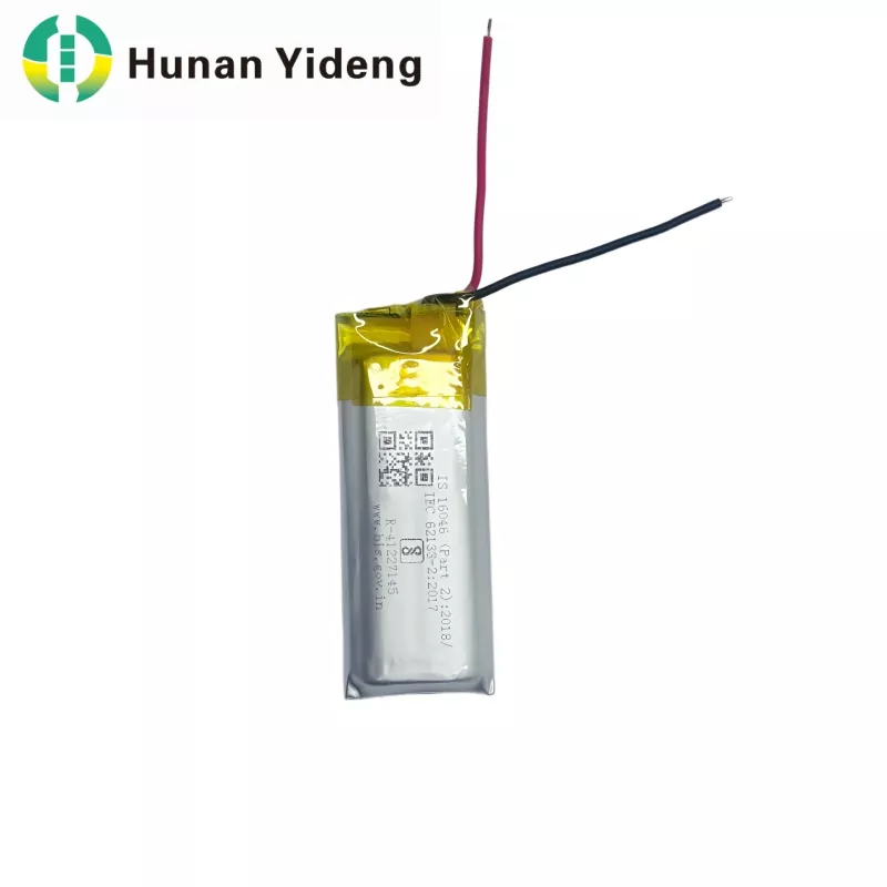 801435 3.7v 500mah Li Ion ब्याट्री प्याक 1.48wh स्मार्ट डोर लकको लागि